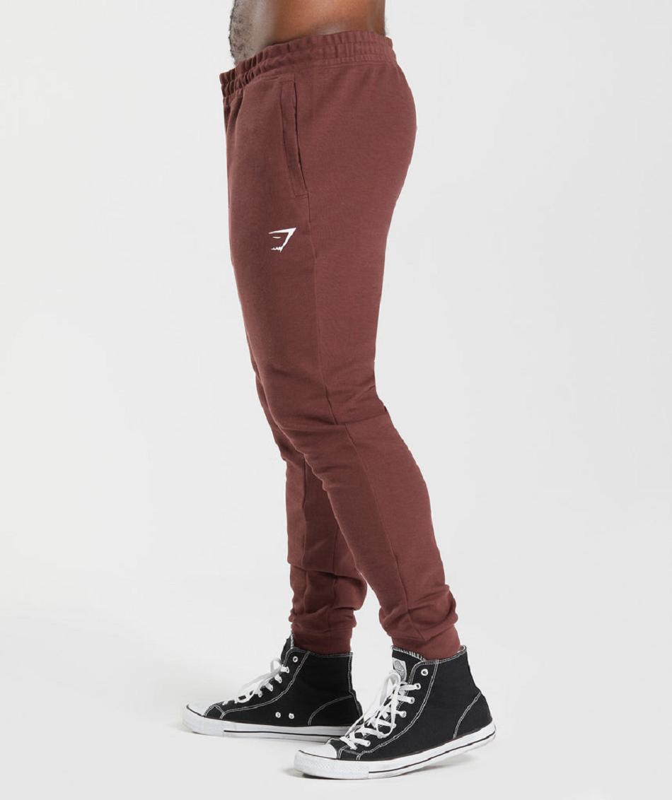 Pantalones Jogger Gymshark React Hombre Rosas Marrones | CO 3749LIS